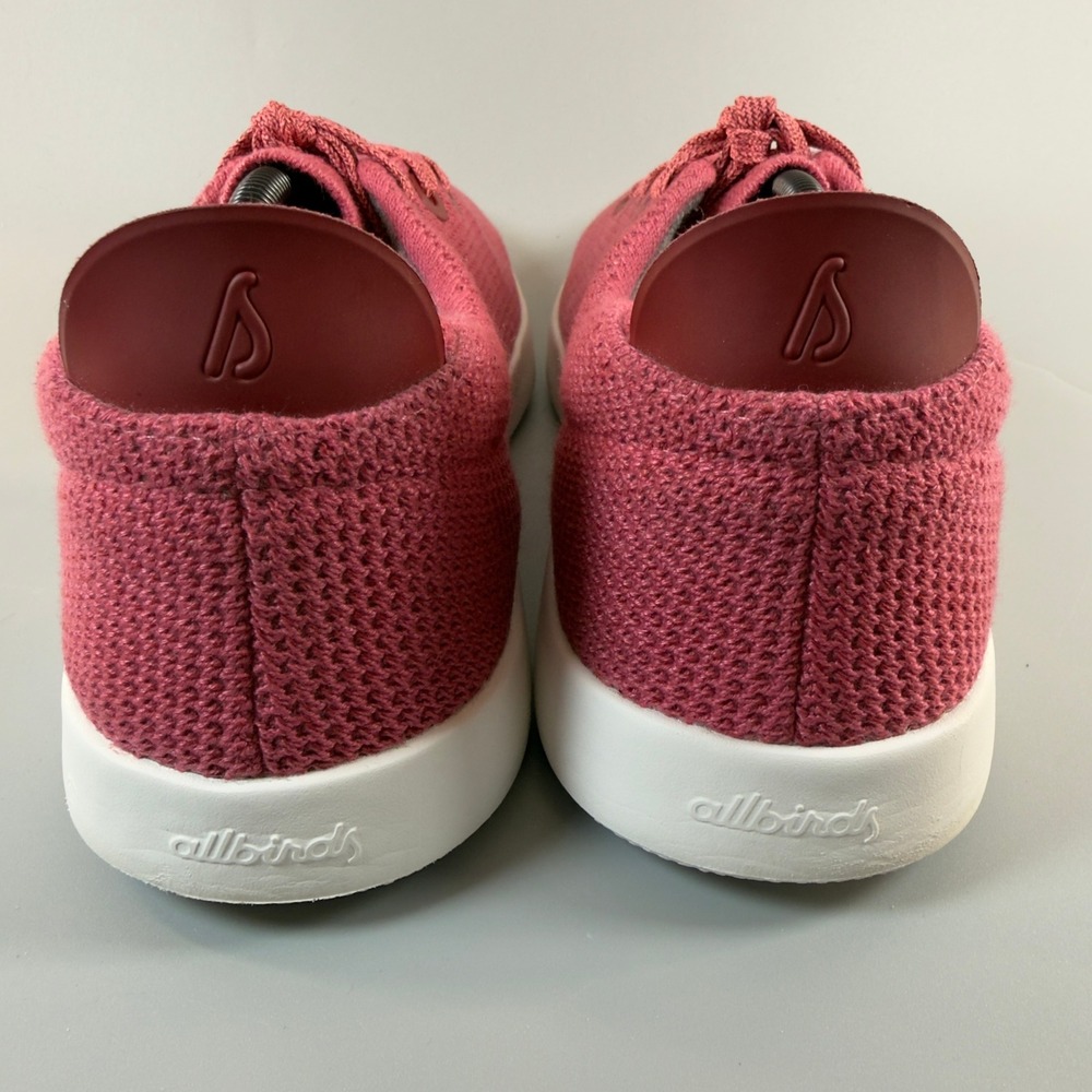 Allbirds Tree Piper Mens 13 Lux Pink White Running Shoes Lace Low Train Sneaker - Picture 5 of 16